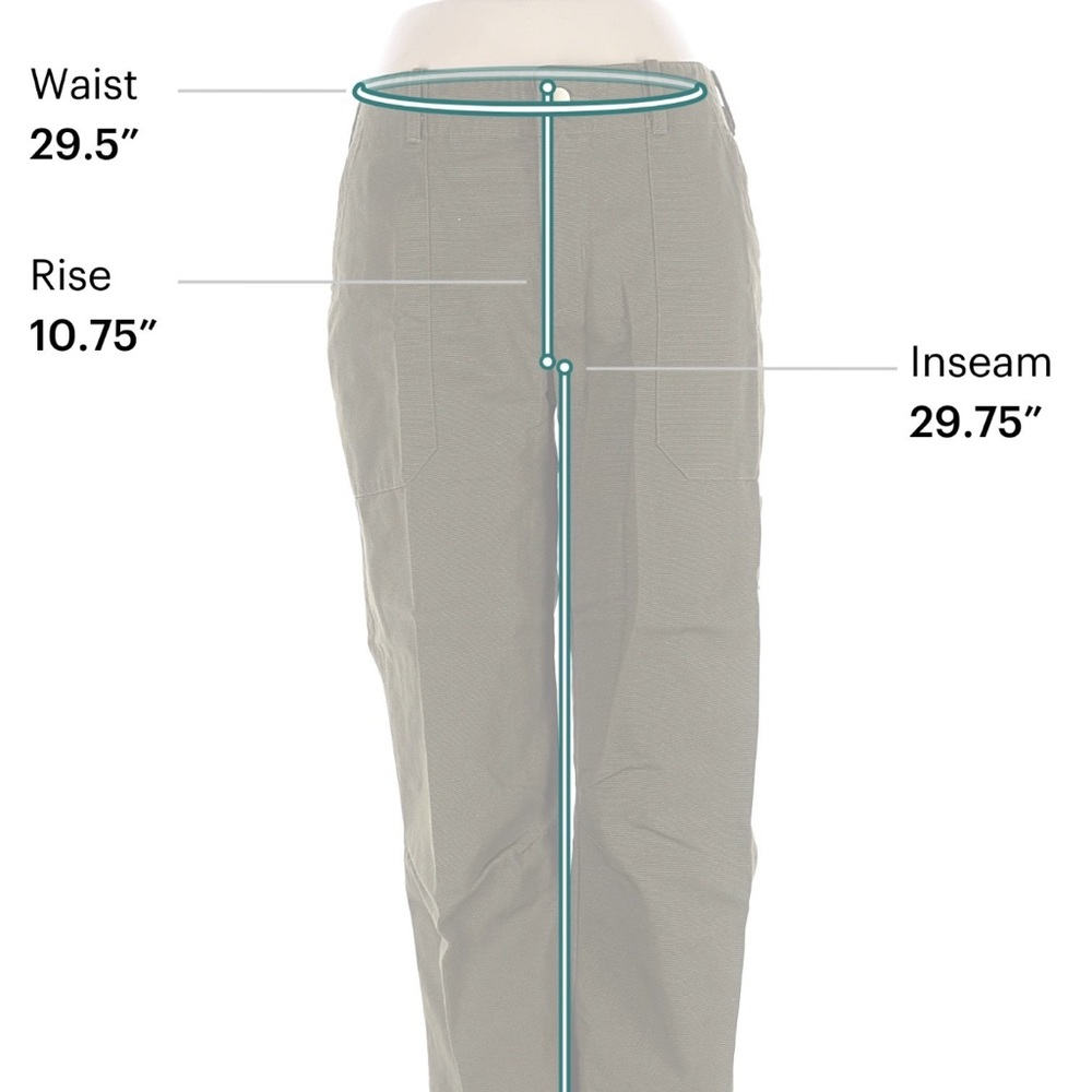 Hurley Women's Green Cropped Capris - Picture 4 of 6